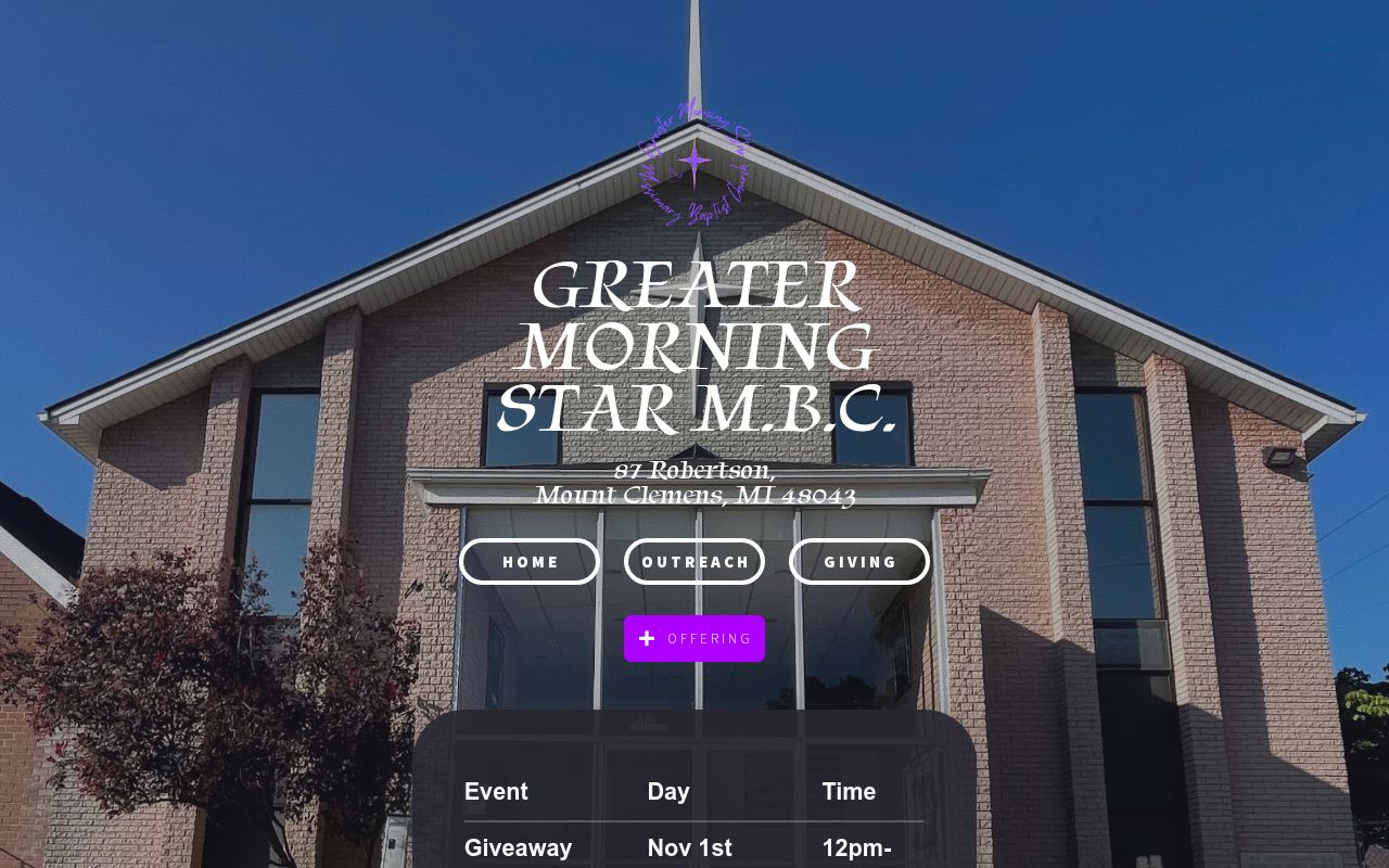 Great Morning View Missionary Church